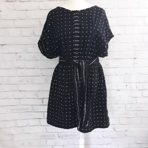 Ace & Jig Weekend Romper Cotton Black Tan Medium